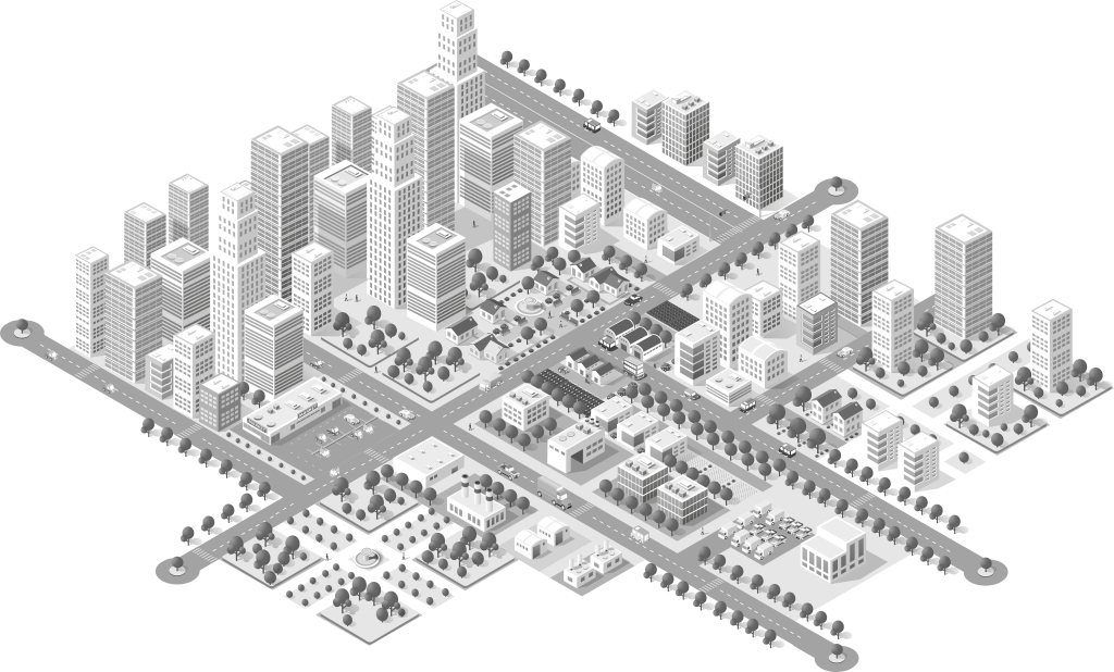 SmartCity als Hintergrundbild