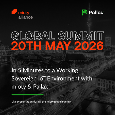 pallax auf dem mioty global summit 2026
